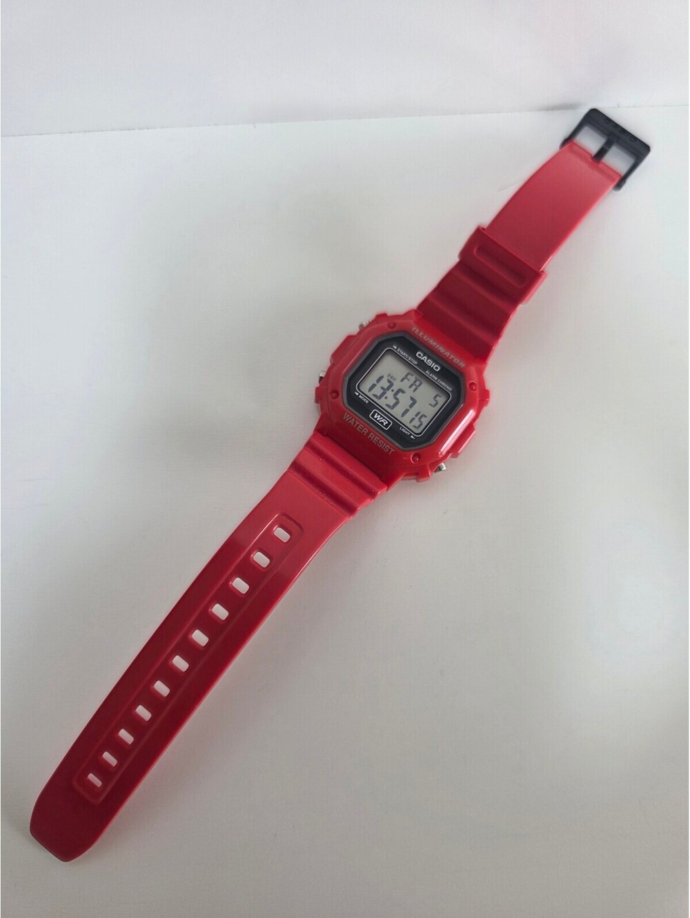Casio F-108WHC Digital Red Water Resistant Watch